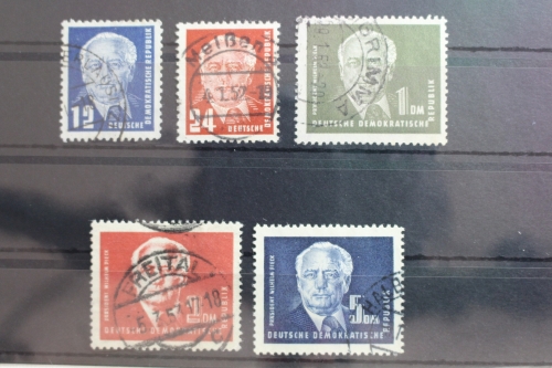 DDR 251-255 gestempelt Poststempel Bedarfsstempel #SX202
