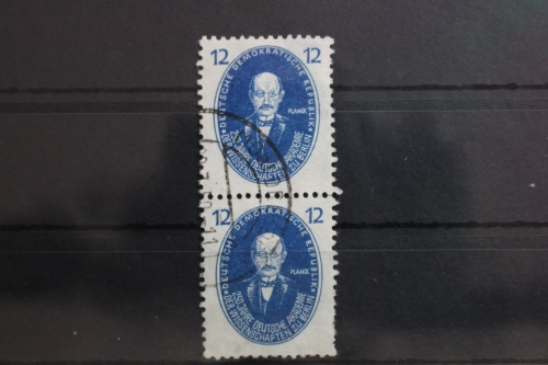 DDR 266 als senkrechtes Paar gestempelt Poststempel Bedarfsstempel #SX248