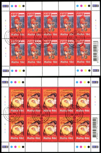 Malta 1274-1275 gestempelt Cept Kleinbögen #GX002