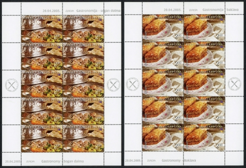 Bosnien und Herzegowina 389-390 postfrisch Cept 2005 Kleinbögen #GX020