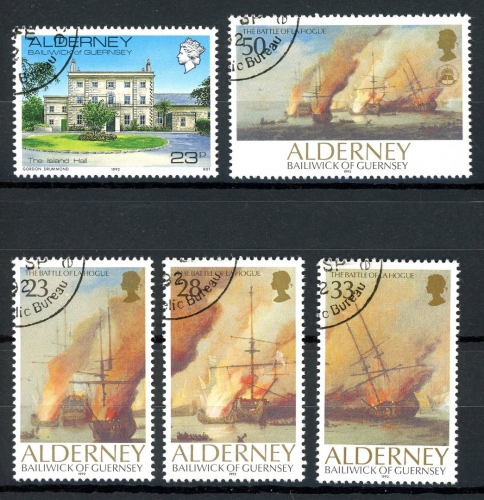 GB Alderney Jahrgang 1992 gestempelt #GX082