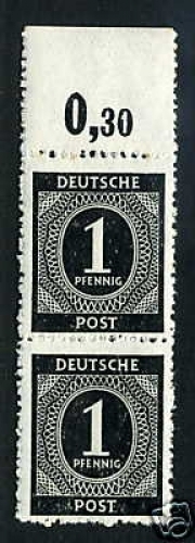 Alliierte Besetzung 911 P OR dgz postfrisch