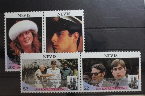 St. Kitts und Nevis 2 Paare 444-447 postfrisch #SY353