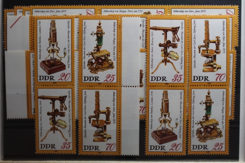 DDR W Zd 459 - W Zd 466 und S Zd 210 - S Zd 217 postfrisch