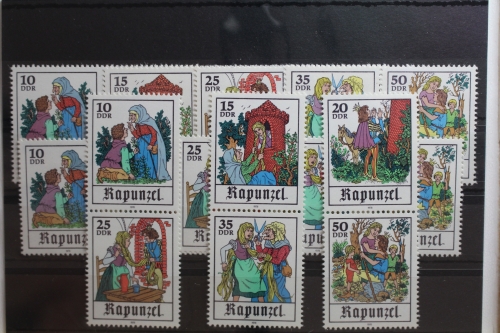 DDR W Zd 402 - W Zd 407 und S Zd 180 - S Zd 182 postfrisch #SY209