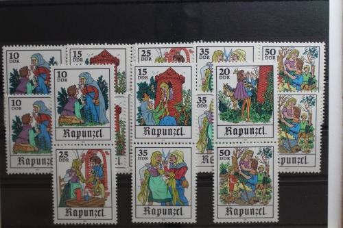 DDR W Zd 402 - W Zd 407 und S Zd 180 - S Zd 182 postfrisch #SY208