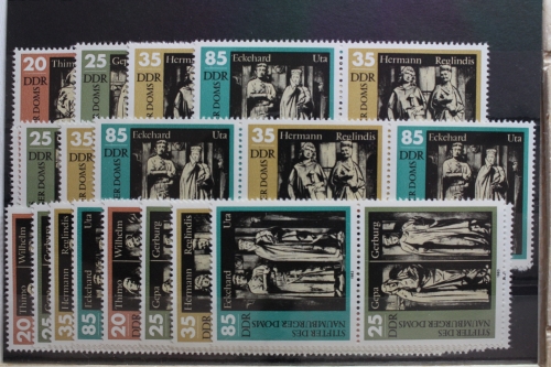 DDR W Zd 568 - W Zd 575 und S Zd 258 - S Zd 265 postfrisch