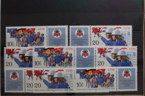 DDR W Zd 588 - W Zd 593 postfrisch