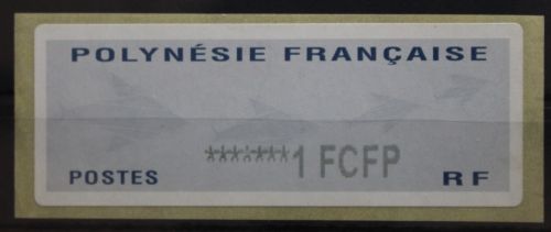 Französisch-Polynesien Automatenmarken 1 postfrisch