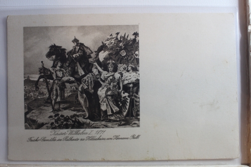 AK Hildesheim Kaiser Wilhelm I. 1871 - Rathausbilder ungebraucht #PF767