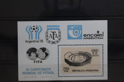 Argentinien Block 21 mit 1352 postfrisch #TA128
