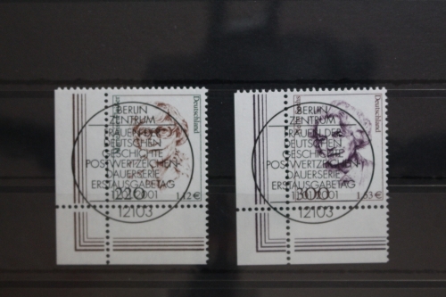 BRD 2158-2159 gestempelt als Eckrand "Vollstempel" #TA846