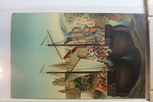 AK Belgien Hans Memling St. Ursula landing at Bale ungebraucht #PF897