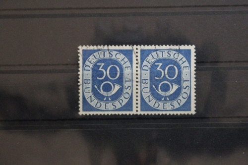 BRD 132 gestempelt als waagerechtes Paar #TC759