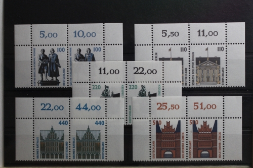 BRD Bund 1934-1938 vom Oberrand postfrisch als waagerechte Paare #TB731