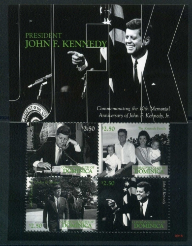 Dominica KB 3998-4001 postfrisch Kennedy #GZ049