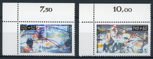 Berlin 864-865 Eckrand ol postfrisch Sport #GX144