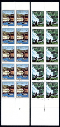 Norwegen 2 Markenheftchen mit 795-96 postfrisch #GX154