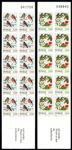 Norwegen 2 Markenheftchen mit 938-39 postfrisch #GX155
