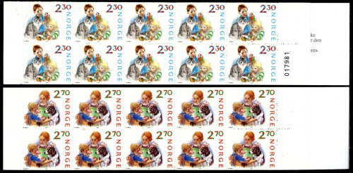 Norwegen 2 Markenheftchen mit 984.85 postfrisch #GX157