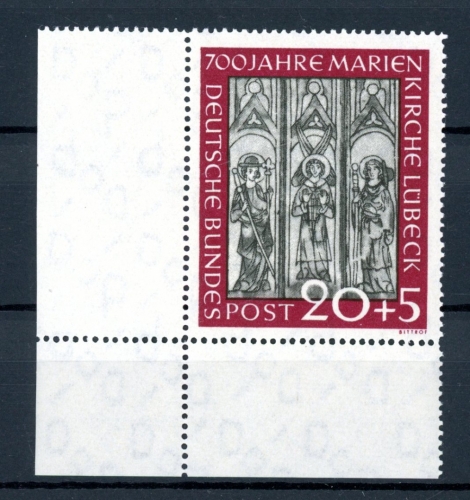 Bund 140 Eckrand lo postfrisch #HD060