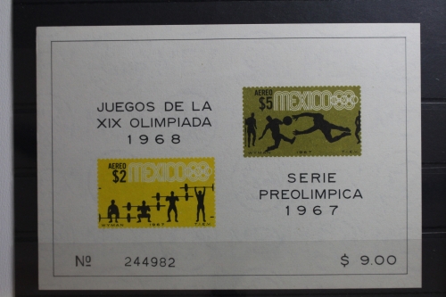Mexiko Block 10 mit 1252-1253 postfrisch