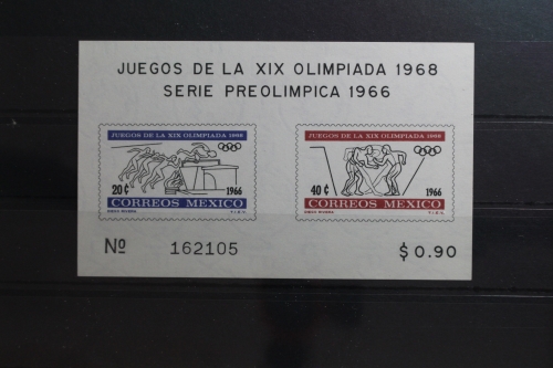 Mexiko Block 5 mit 1219-1220 postfrisch