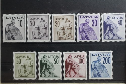 Lettland 326-334 postfrisch #TD620
