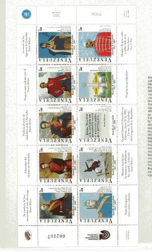 Venezuela KB 3452-3461 postfrisch Krieg #IX569
