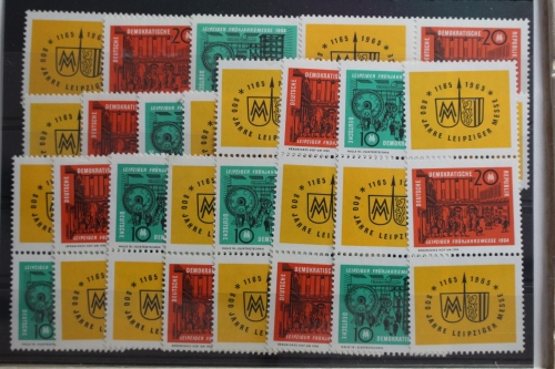 DDR W Zd 118 - W Zd 125 + S Zd 44 - S Zd 51 postfrisch