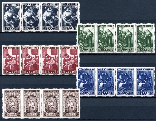 Saarland 267-271 postfrisch