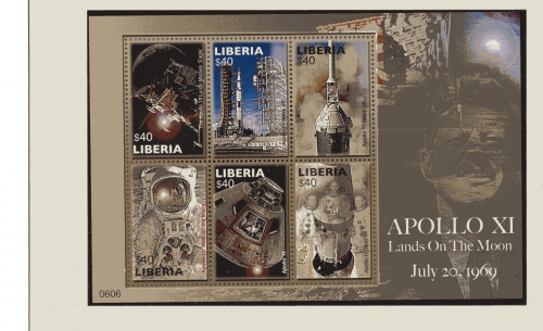 Liberia KB 5205-5210 postfrisch Raumfahrt #GF689