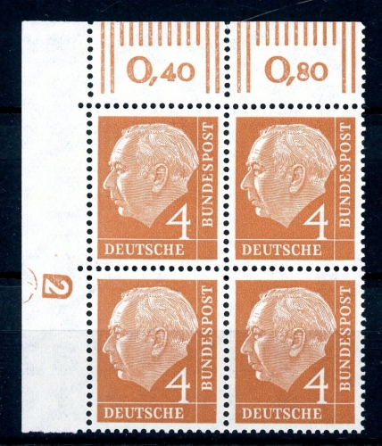 Bund 178 DZ 2 postfrisch #HE075