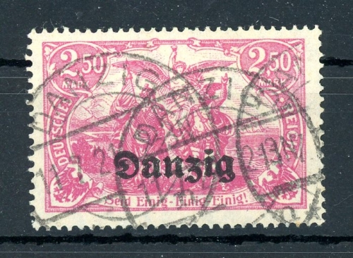 Danzig 12c gestempelt