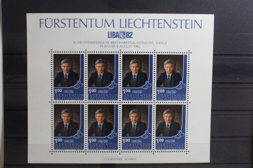 Liechtenstein 797 als Kleinbogen postfrisch #TF023
