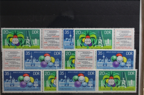 DDR W Zd 376 - W Zd 381 postfrisch