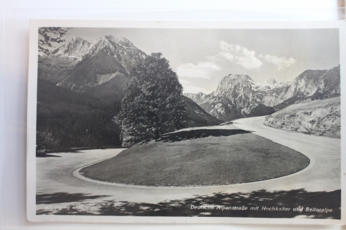 AK Deutsche Alpenstraße mi Hochkalter und Reiteralpe 1938 gebraucht #PG110