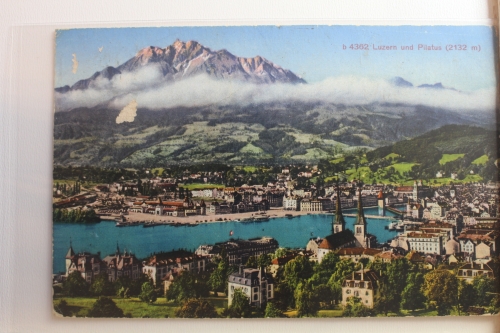 AK Luzern und Pilatus (2132 m) 1928 gebraucht #PG122