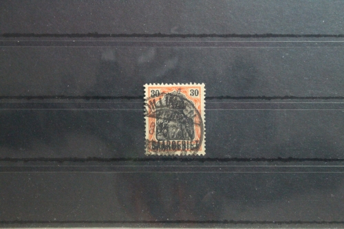 Saargebiet 36 gestempelt Vollstempel #SW852