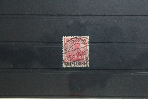 Saargebiet 33 gestempelt Vollstempel #SW834