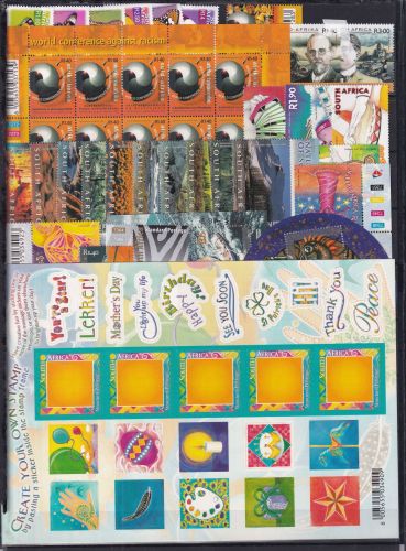 Südafrika Jahrgang 2001 postfrisch ohne 1333 C , 1348 I BA - 1357 II BD #DFG40