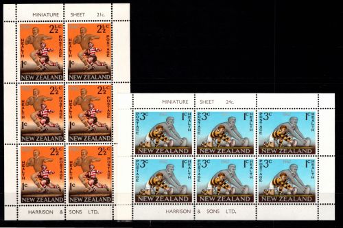 Neuseeland 475-476 KB postfrisch Kleinbogensatz Gesundheit #DHG83
