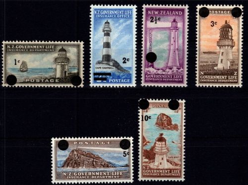 Neuseeland Staatliche Lebensversicherung 33-38 postfrisch #DHG85