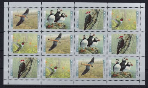Kanada 1527-1530 als Zd-Bogen postfrisch Einheimische Vögel #DHS92