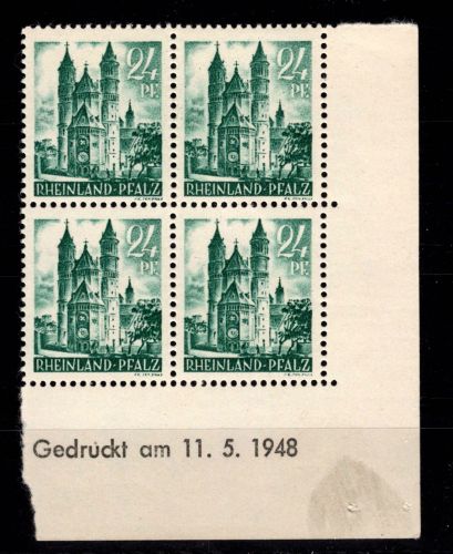 Fr. Zone Rheinland-Pfalz 24 y Br u postfrisch #DIE29