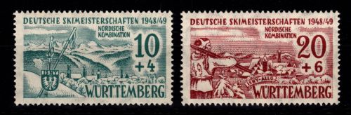 Fr. Zone Württemberg 38-39 postfrisch #DIE43
