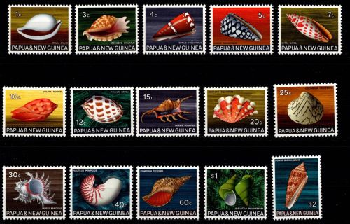 Papua Neuguinea 139-153 postfrisch Motiv Fische und Meeresleben #DHG99
