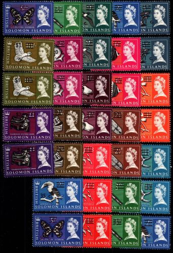 Salomon Inseln 136-153 x/y postfrisch #DHH31