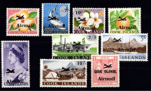 Cook Inseln 115-123 postfrisch #DHH35