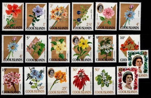 Cook Inseln 152-169 postfrisch #DHH36